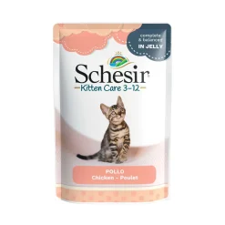 Cibo umido per gatto Schesir Pollo busta 85 g