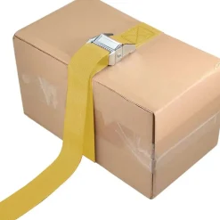 Cinghia a fibbia giallo 3 m x 25 mm P 250 kg