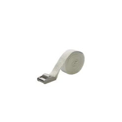 Cinghia a fibbia inox bianco 5 m x 25 mm P 250 kg