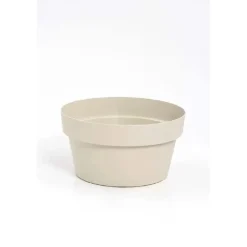 Ciotola in plastica riciclata Mymood 20 cm bianco pietra