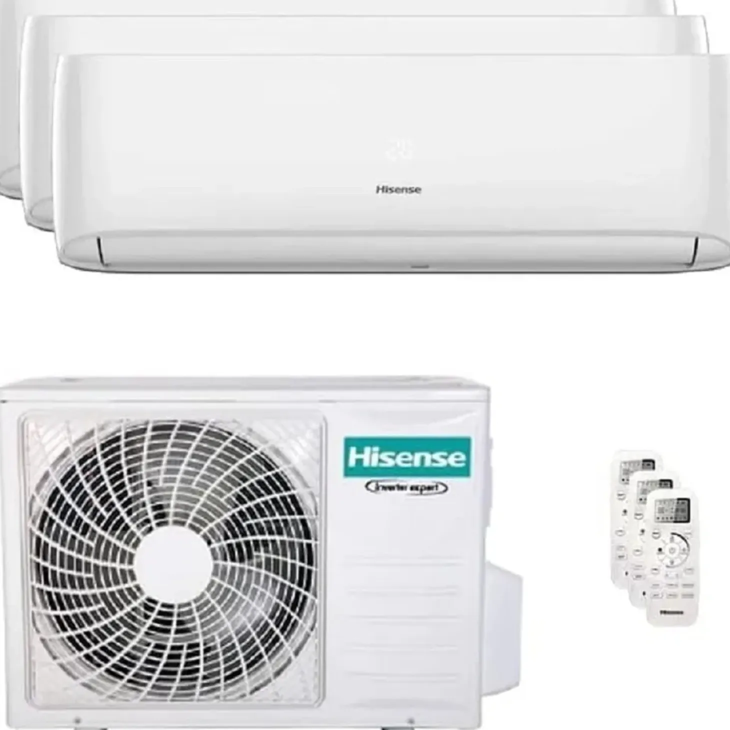 Climatizzatore fisso Hisense Trialsplit 9+9+12 BTU UNI-AIR Wifi 6.2 kW A++/A+