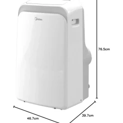 Climatizzatore portatile Midea 12000 BTU classe A/A+
