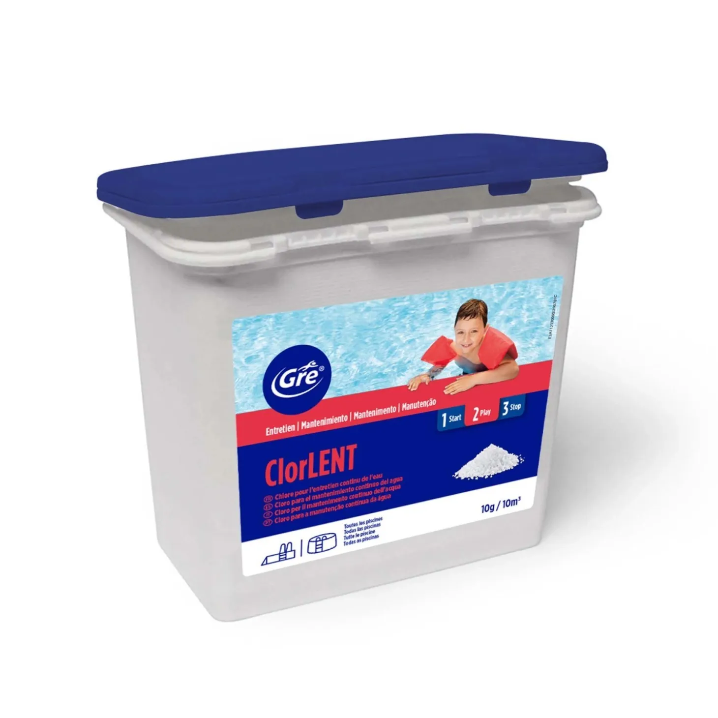 Cloro Lento granulare 1 kg