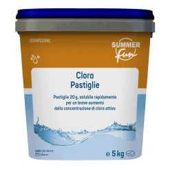 Cloro rapido pastiglie piscina cloro shock 20 gr 5 kg