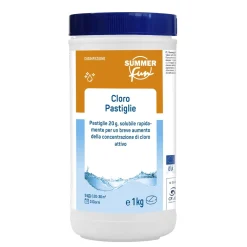 Cloro rapido pastiglie piscina cloro shock 20 gr 1 kg