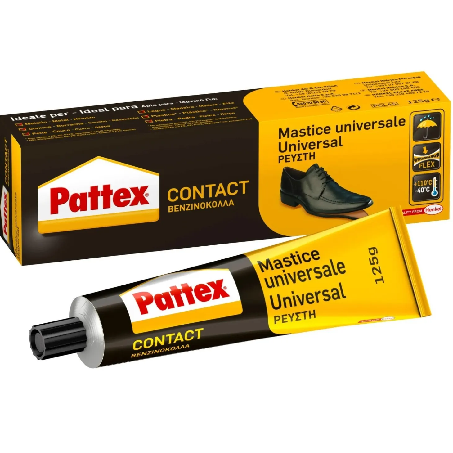 Colla a contatto universale Pattex Mastice 125 g