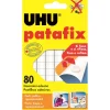 Colla in gommini UHU Patafix bianco 80 pz