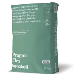 Colla per piastrelle adesivo minerale flex 25 kg bianco