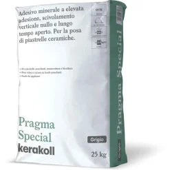 Colla per piastrelle adesivo minerale Special 25 kg grigio