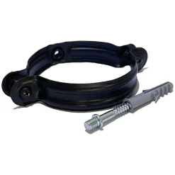 Collare di fissaggio nervato per tubo stufa a pellet SP 1,2 x Ø 80 mm