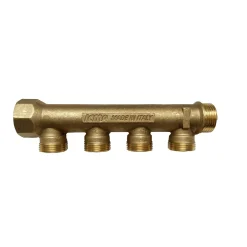 Collettore semplice 3/4" 4 attacco M.1/2