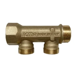 Collettore semplice 3/4" 2 attacco M.1/2