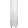 Colonna bagno 2 ante destra e 1 cassetto bianco