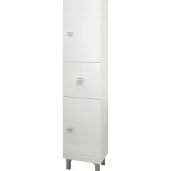 Colonna bagno 2 ante destra e 1 cassetto bianco