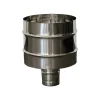 Comignolo antivento antipioggia tondo inox AISI 304 Ø 100 mm