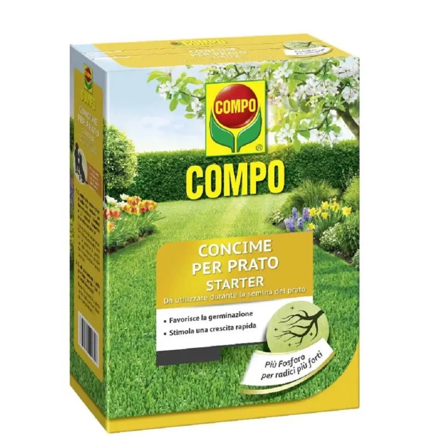 Concime per la semina del prato Compo Starter 1,25 kg