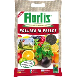 Concime per orto pollina in pellet Flortis 4 kg