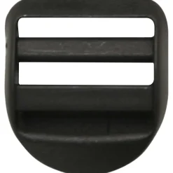 Confezione 2 fibbie regolabili nylon per cinghia 25 mm