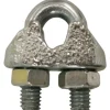 Confezione 4 morsetti zincati Ø 3 mm