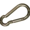 Confezione moschettone pompiere inox Ø 6 mm