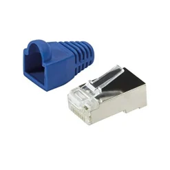 4 connettori schermati RJ45 8p/8C spina di rete