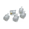 5 connettori telefonici RJ11 6p/4C
