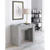 Consolle allungabile Luka cemento 90x52x77 cm