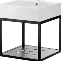 Consolle bagno sospesa Madruga Idrostile lavabo 60x50 cm bianco