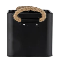 Contenitore bagno Wenko Gara 4 scomparti in acciaio nero