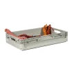 Contenitore in polipropilene Eurobox 60x40x12 cm
