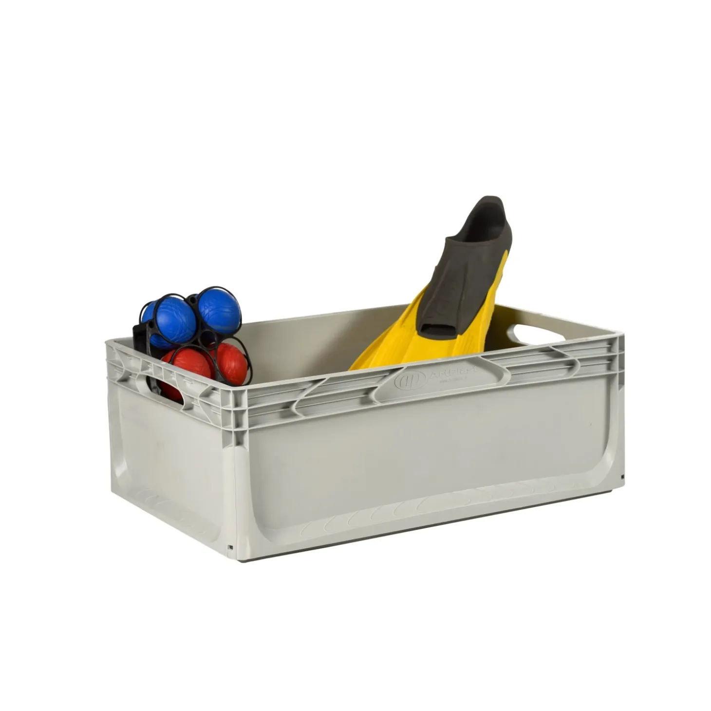 Contenitore in polipropilene Eurobox 60x40x22 cm