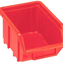 Contenitore porta minuterie in plastica EcoBox 111 rosso
