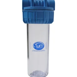 Contenitore vuoto per filtro 10" tipo attacchi 3/4"