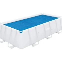 Copertura termica per piscina Bestway Power Steel rettangolare 380x180 cm blu