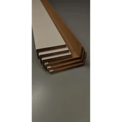 Coprifilo 2B bianco laccato 90x40 cm 3 pz