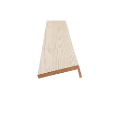 Coprifilo liscio in mdf impial. Beige alt 7 cm con ala da 4 cm