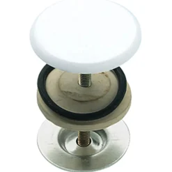 Copriforo bianco per lavabo Ø 50 mm