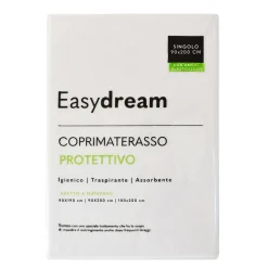 Coprimaterasso Jacquard singolo bianco