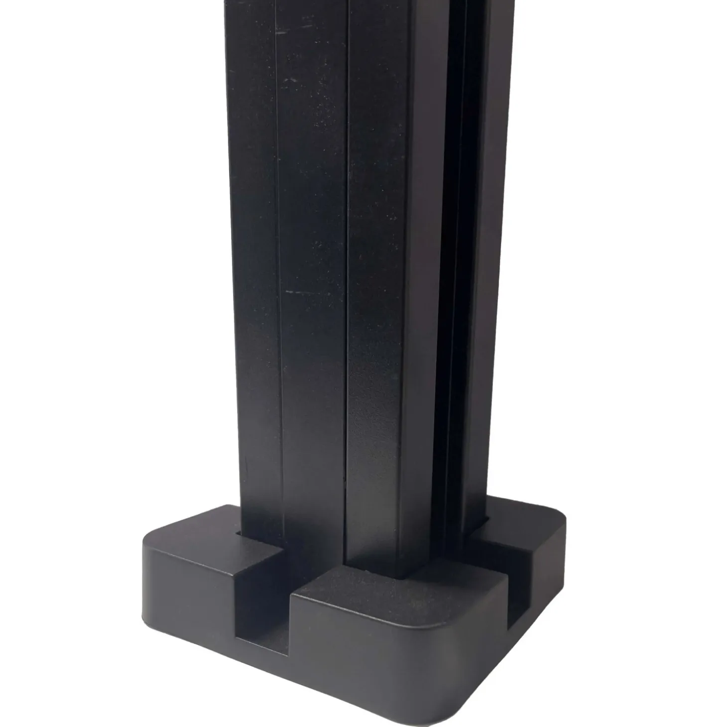 Copripalo in plastica 2 pz 12,5x3 cm nero