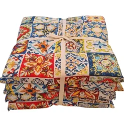 Coprisedia relax Coppola 40x40 cm multicolor 4 pz