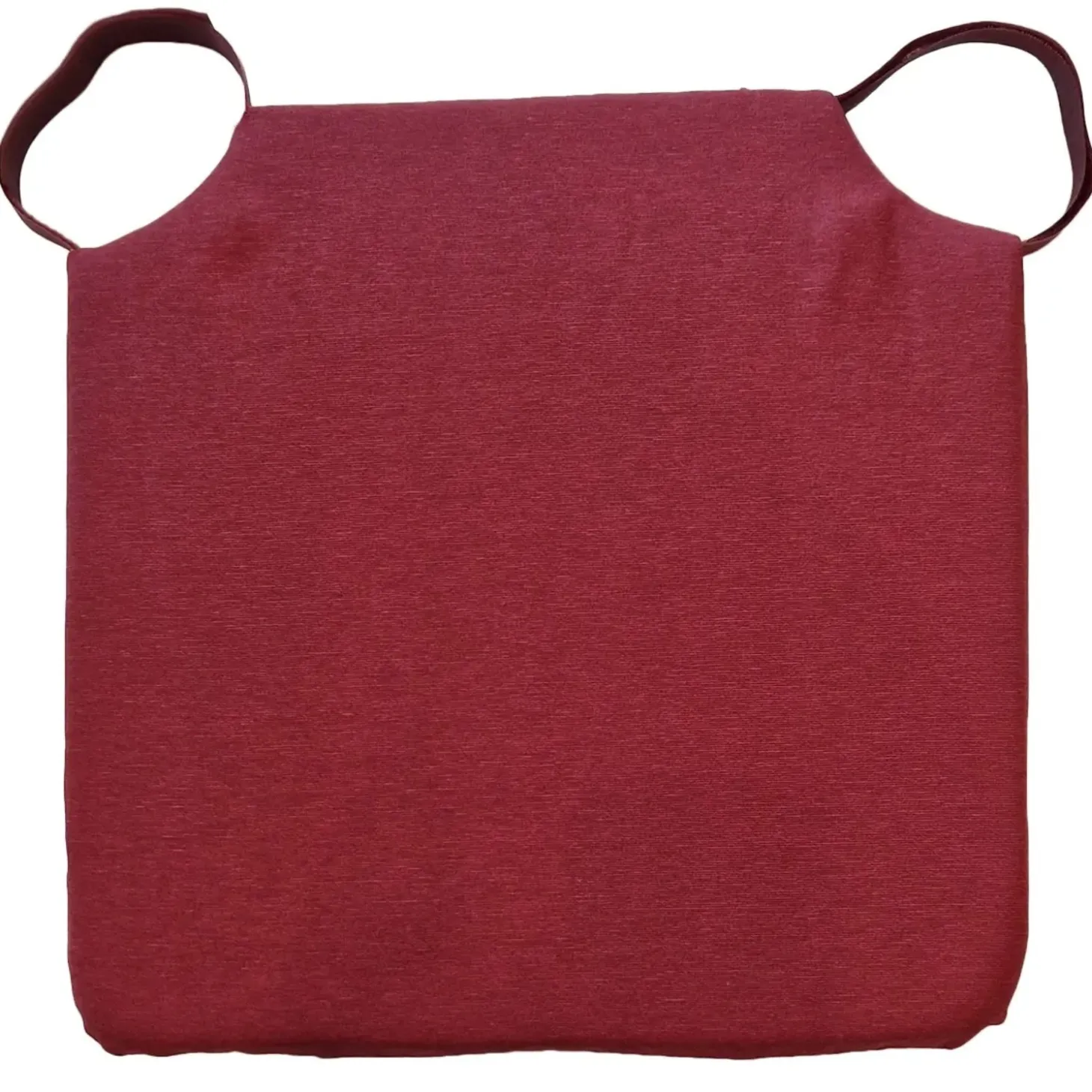 Coprisedia sfoderabile con velcro 40x39 cm bordeaux