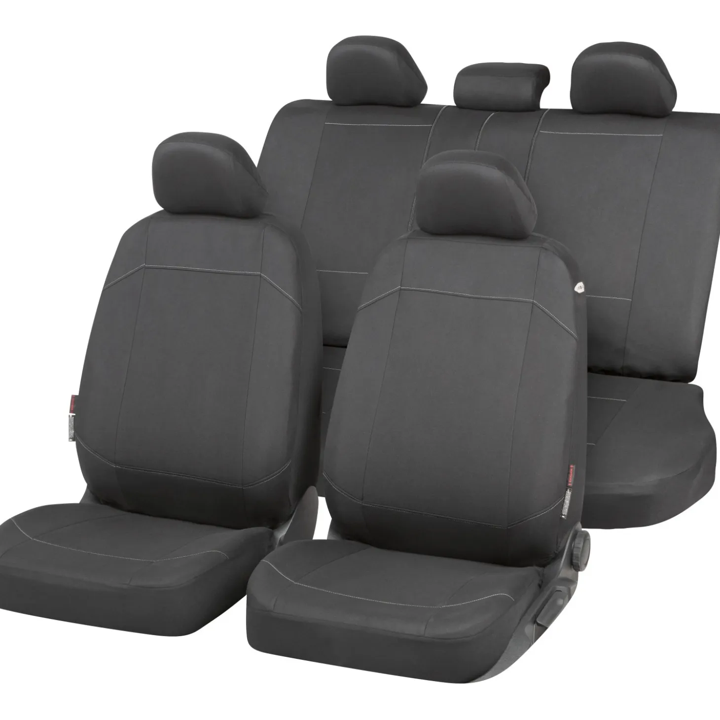Coprisedili auto nero 14 pezzi