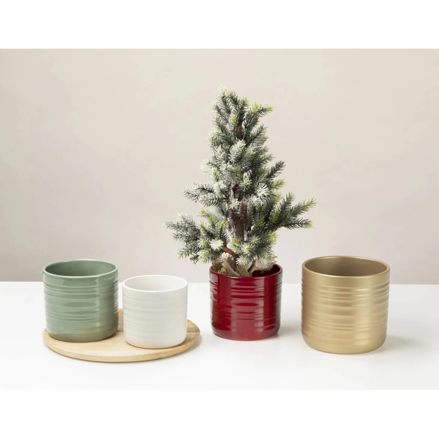 Coprivaso in ceramica Scheurich 17 cm Royal Gold