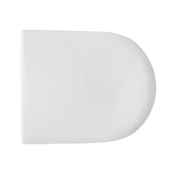 Copriwater a D Compact in termoindurente bianco