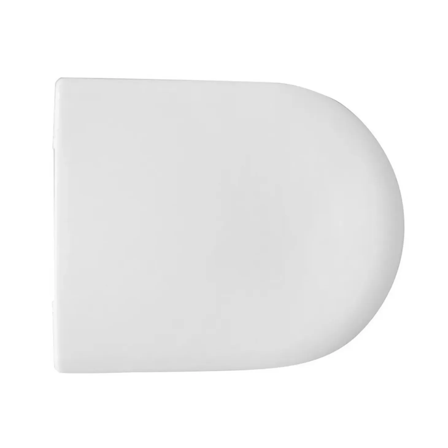 Copriwater a D Compact in termoindurente bianco