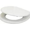 Copriwater ovale Pollino OBI in legno bianco