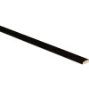 Cornice liscia laccata nera 18 mm x 5 mm
