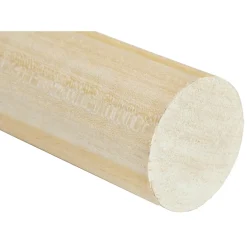 Corrimano tondo ayous grezzo Ø 5 cm