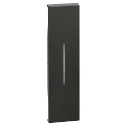 Cover illuminabile da applicare su comando Bticino KG01 Living Now nera