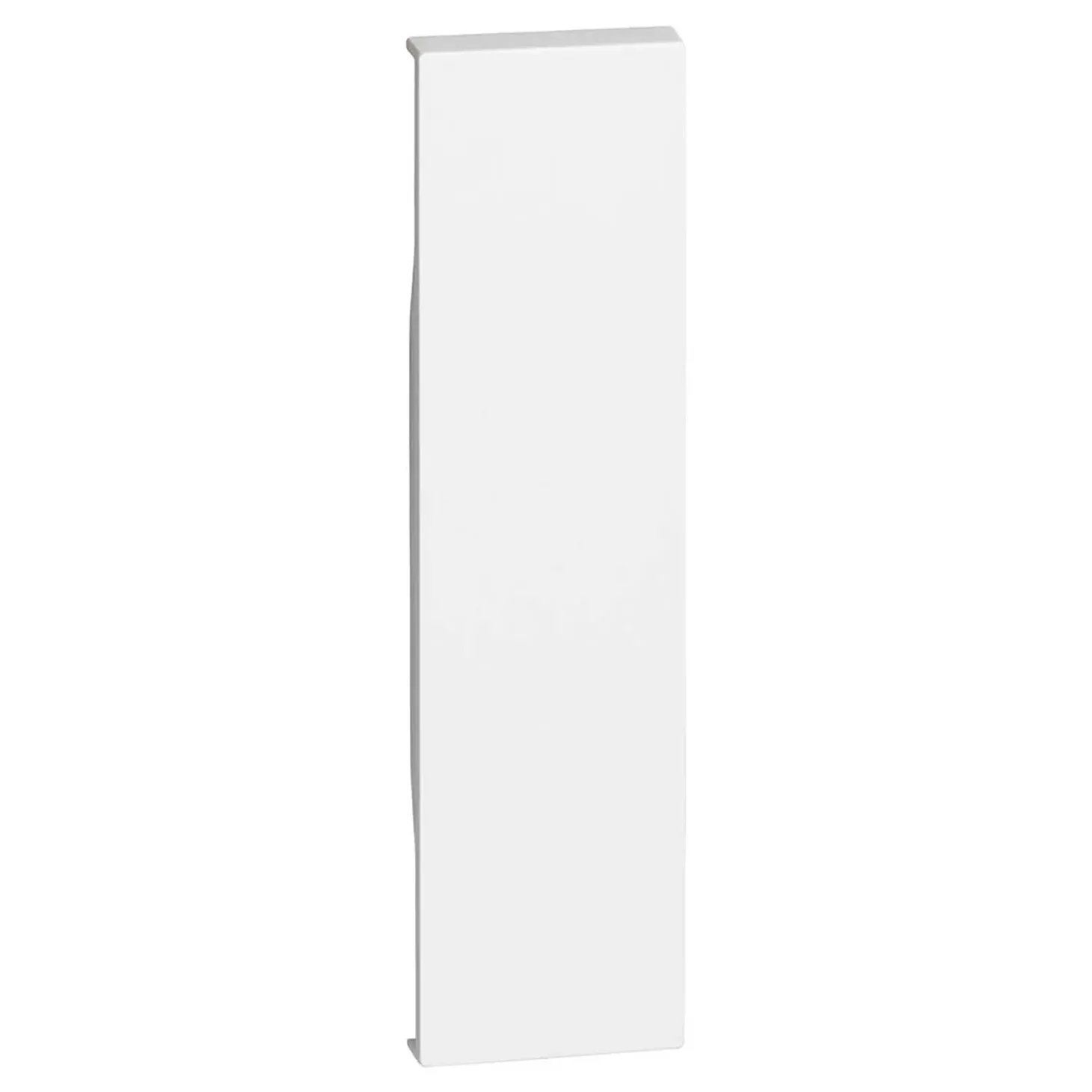 Cover 1 modulo Bticino SKW00F da applicare su tasto falso polo Living Now bianca
